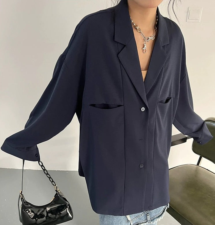 Large size long sleeve shirt(G2238)