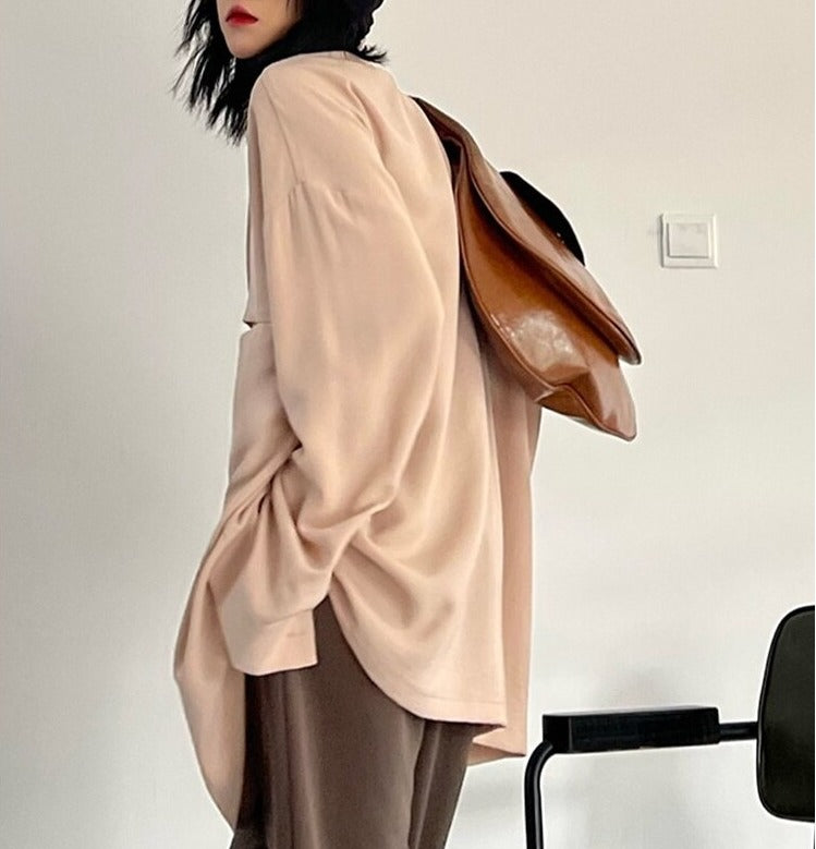 Large size long sleeve shirt(G2238)