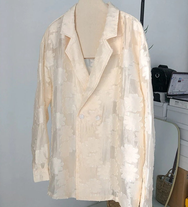 Jacquard large size shirt(G2240)