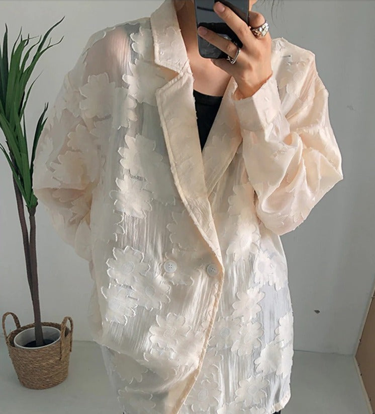 Jacquard large size shirt(G2240)