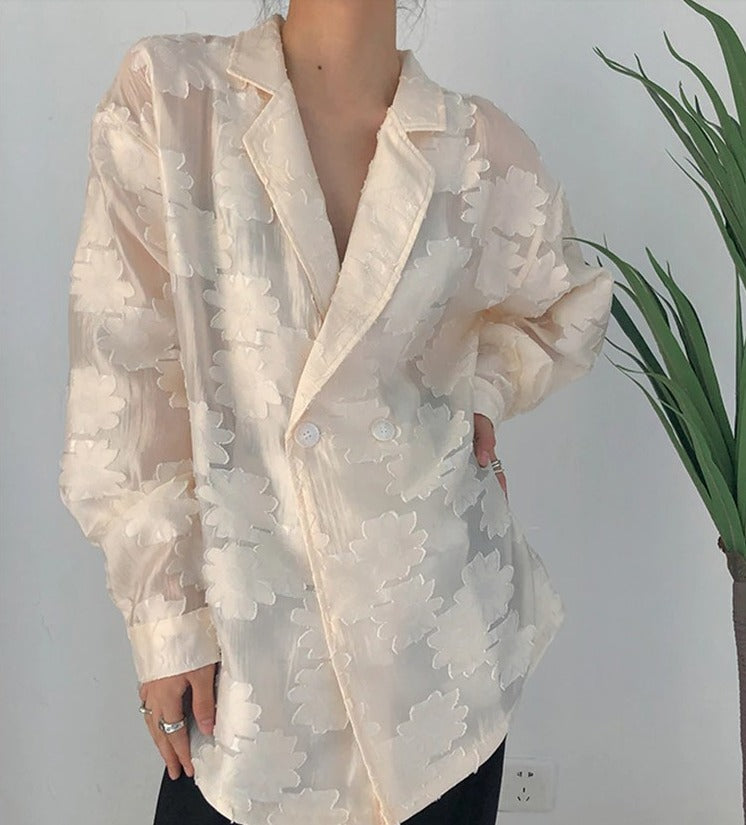 Jacquard large size shirt(G2240)