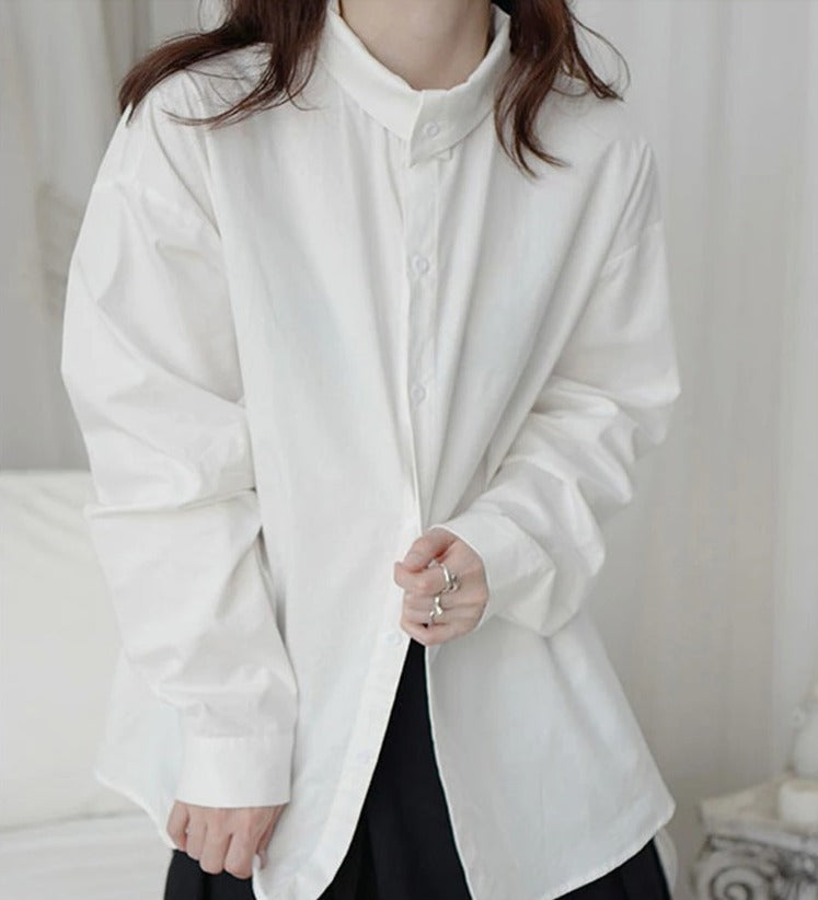 Large size casual blouse(G2243)