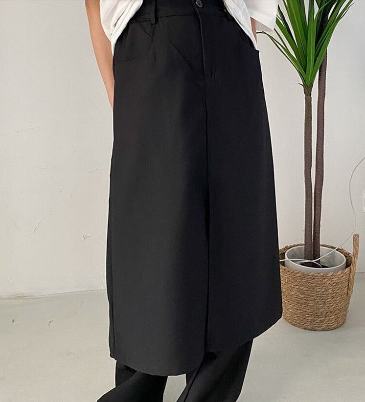 Double long wide pants(G2249)