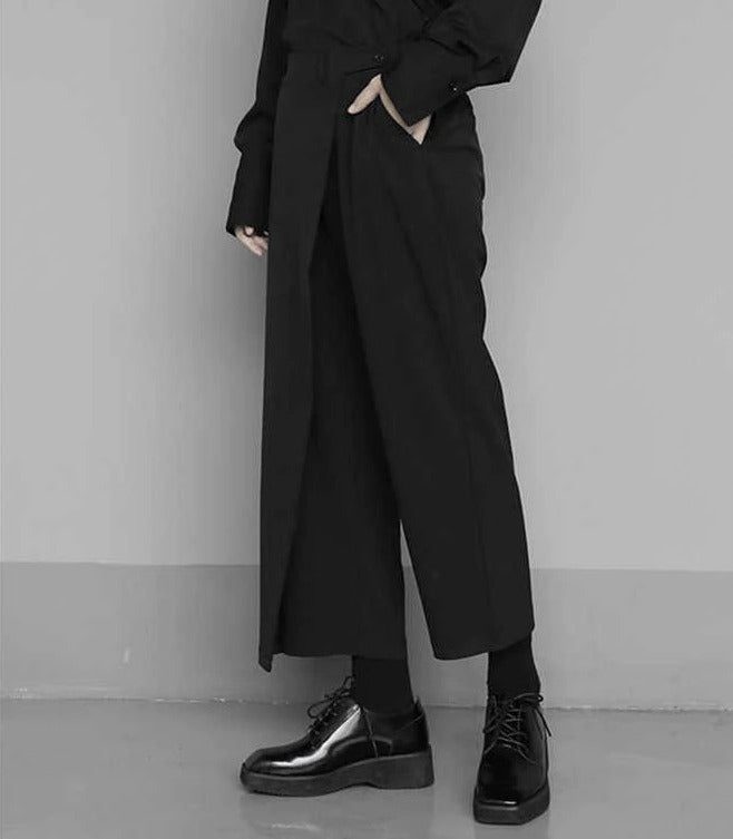 Loose fit pleated pants(G2250)