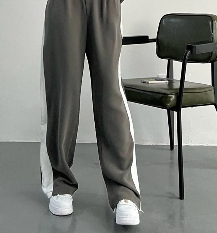 Wide leg two-piece suit(G2258)