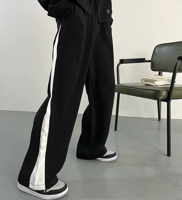 Wide leg two-piece suit(G2258)