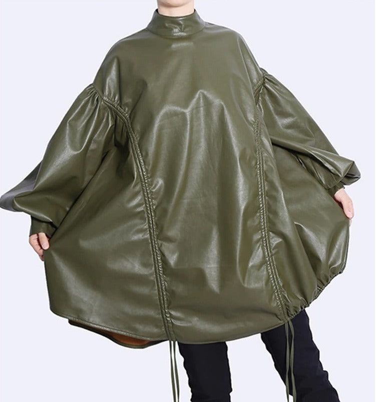 Stand collar volume sleeves(G2262)