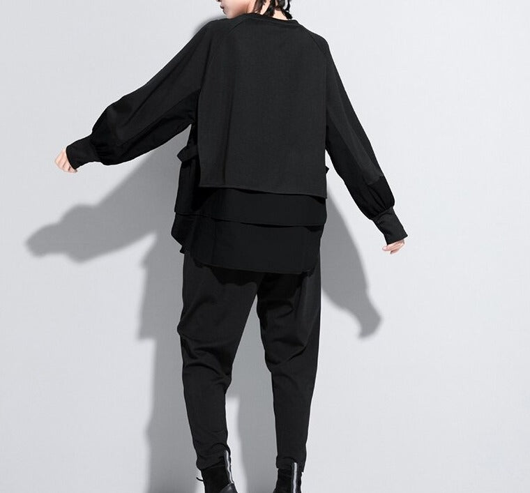 Split joint big size T-shirt(G2267)