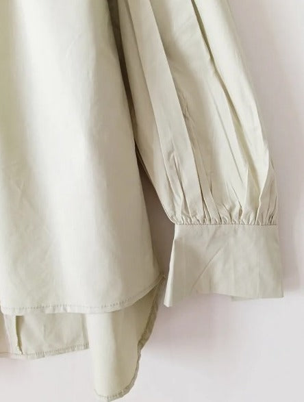 Lantern sleeve blouse(G2269)