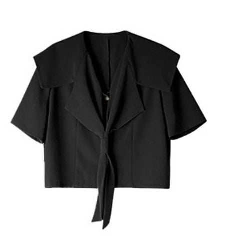 Elegant collar blouse(G2271)