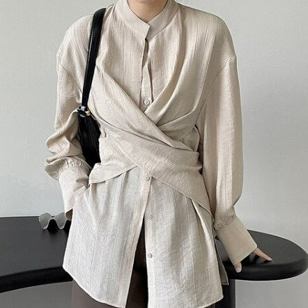 Crossbelt blouse(G2274)