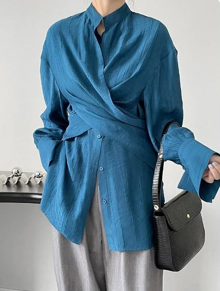 Crossbelt blouse(G2274)