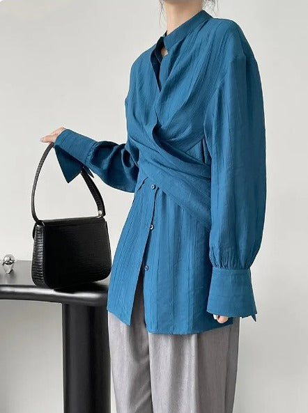 Crossbelt blouse(G2274)
