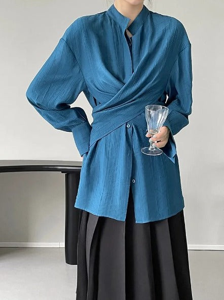 Crossbelt blouse(G2274)