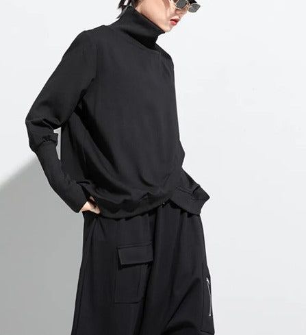 Turtleneck long sleeve T-shirt(G2278)