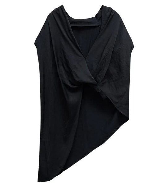 Sleeveless V-neck T-shirt(G2249)