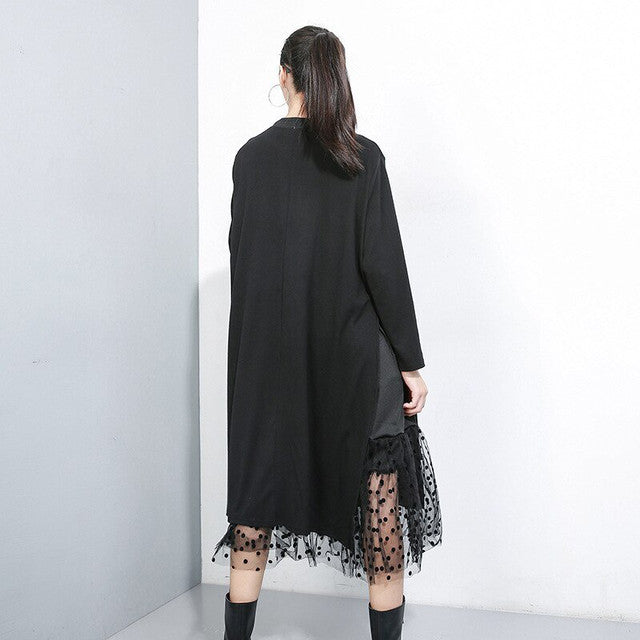 Stand collar dress (G1007)