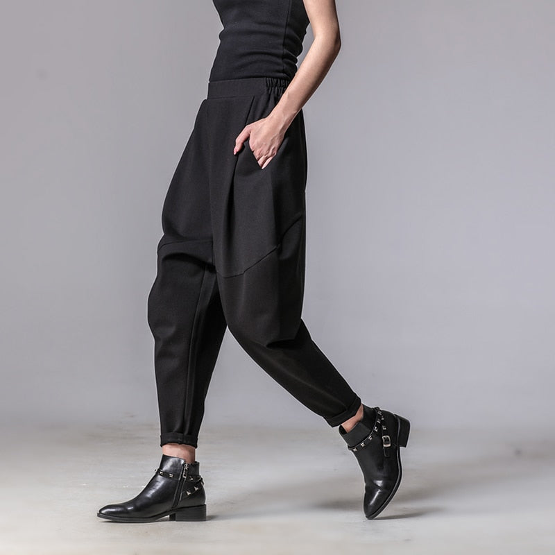 Pleats harem pants(G1551)