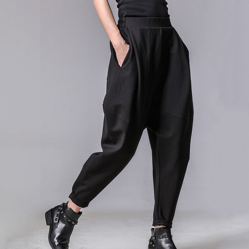 Pleats harem pants(G1551)