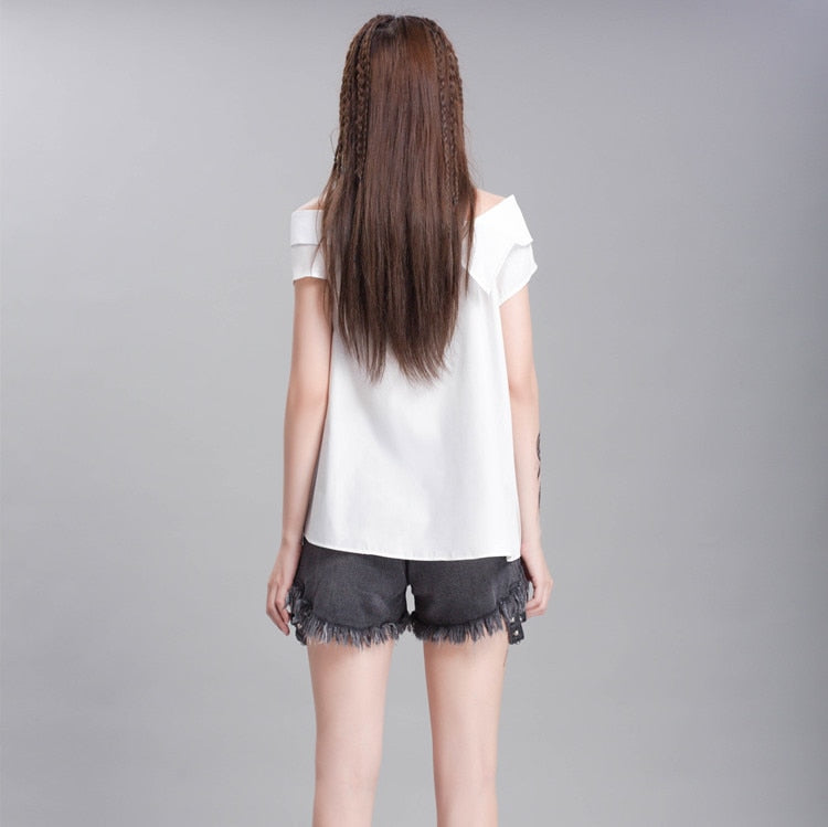 Asymmetric blouse (G1285)