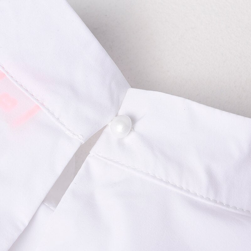 Asymmetry frill shirt(G1493)