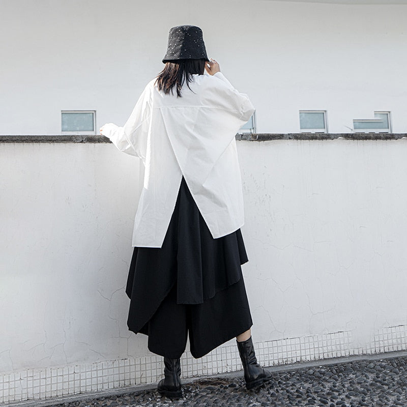Asymmetry blouse(G1525)