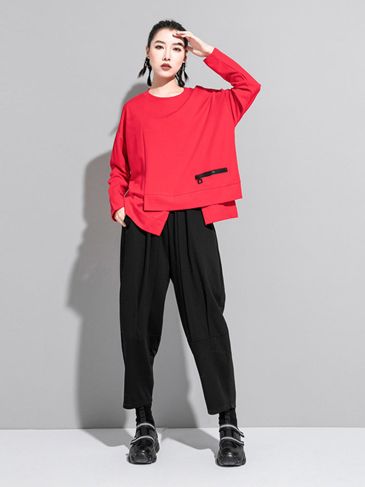 Asymmetry joint T-shirt(G1616)