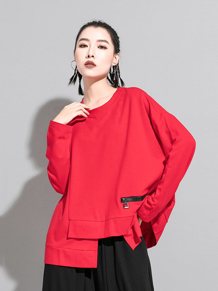 Asymmetry joint T-shirt(G1616)