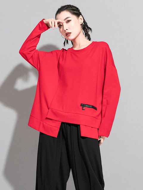 Asymmetry joint T-shirt(G1616)