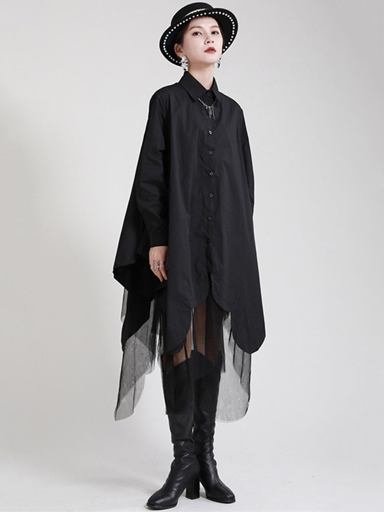 Asymmetry shirt dress(G1753)