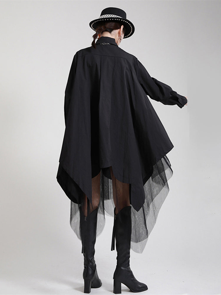 Asymmetry shirt dress(G1753)