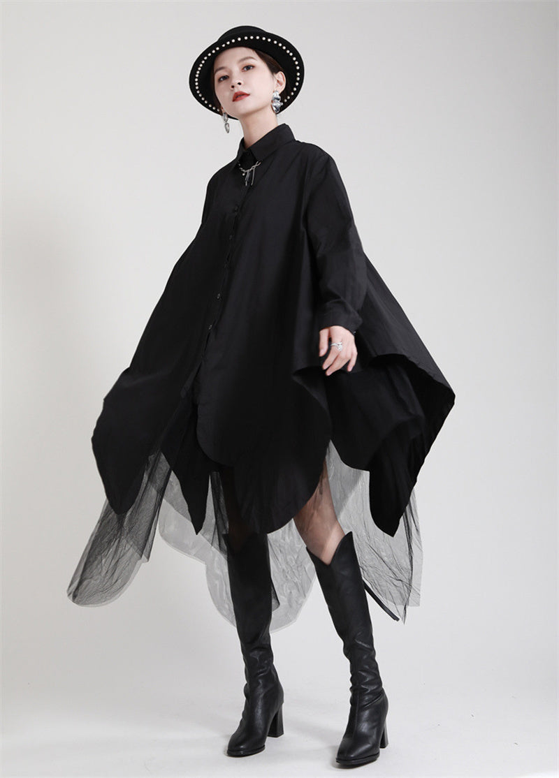 Asymmetry shirt dress(G1753)