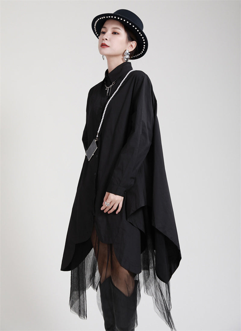 Asymmetry shirt dress(G1753)