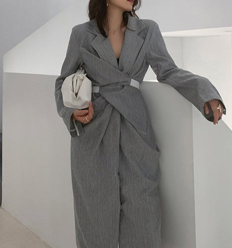 V-neck elegant dress (G1415)