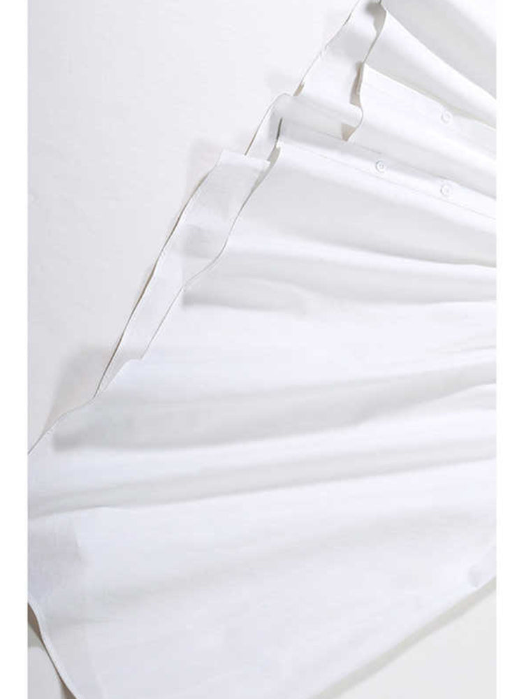 Pleats stand collar blouse(G1674)