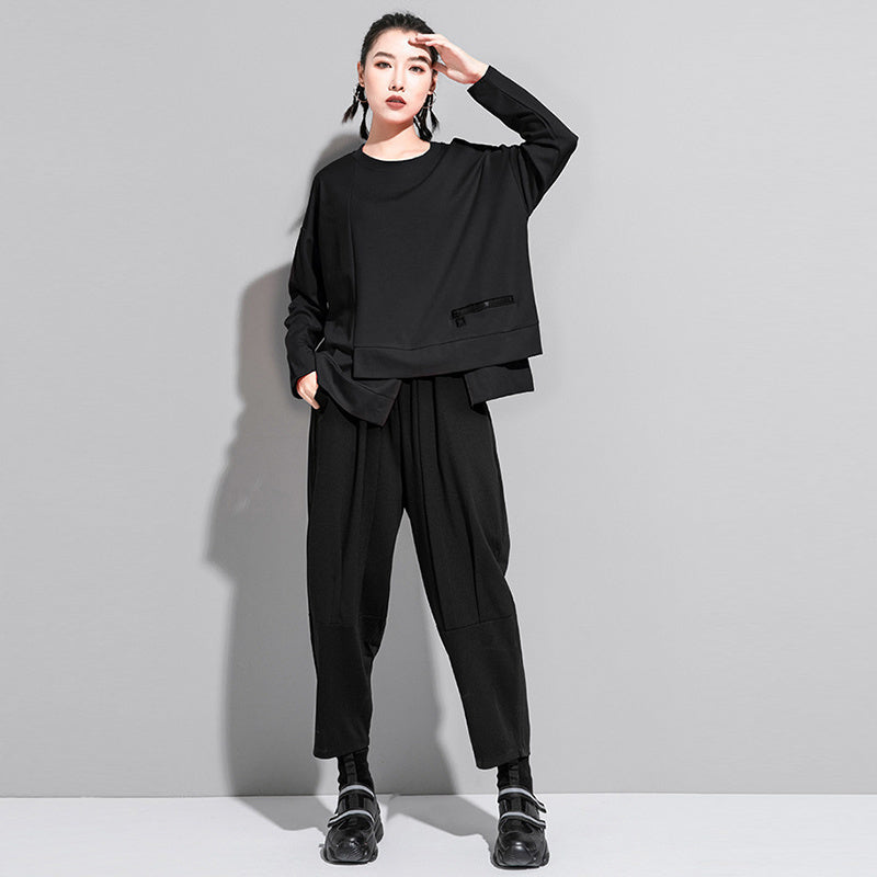 Asymmetry joint T-shirt(G1616)