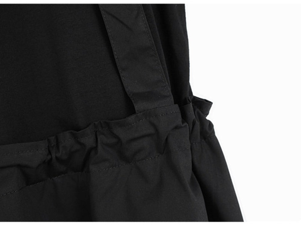 Color-block Big Size Strap Dress(G2094)
