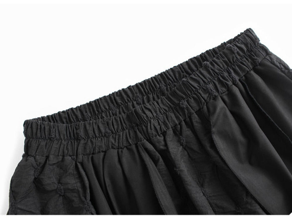 High Waist A-line Half-body Skirt(G2097)