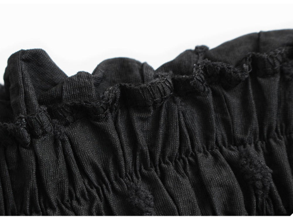 High Waist A-line Half-body Skirt(G2097)