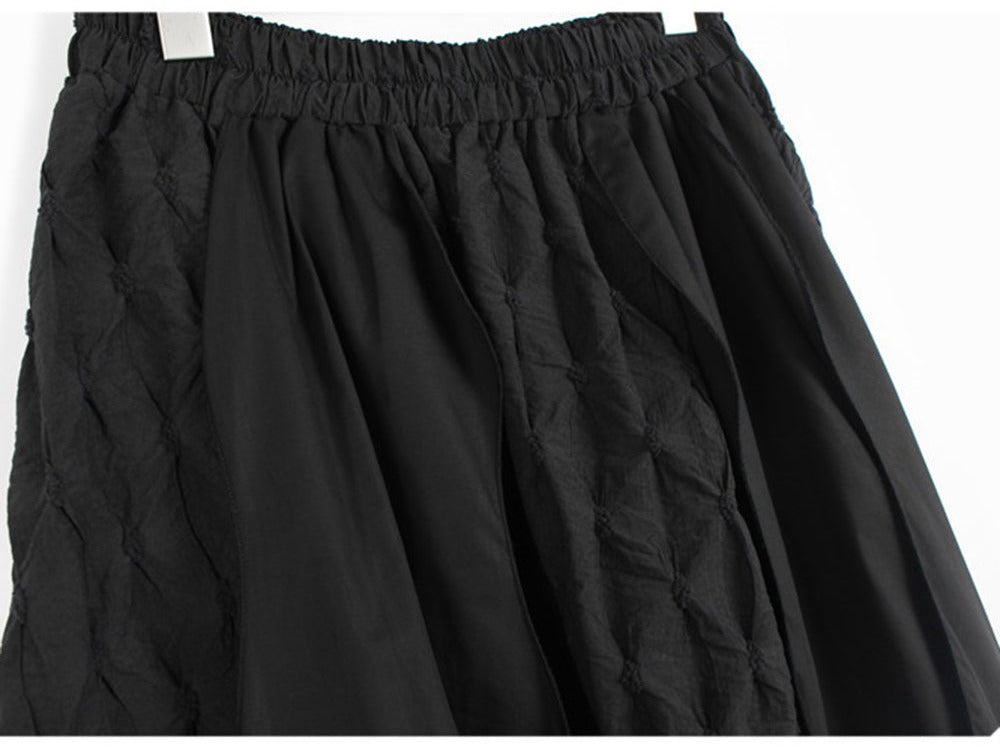 High Waist A-line Half-body Skirt(G2097)