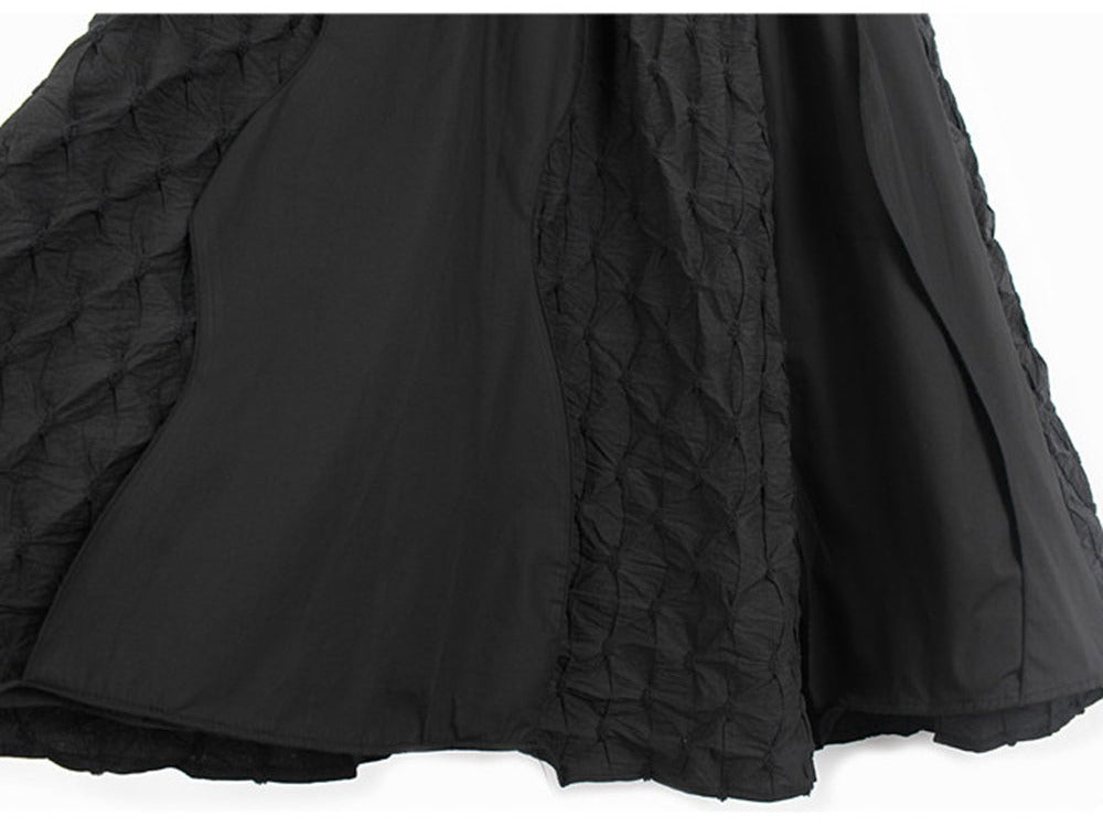 High Waist A-line Half-body Skirt(G2097)