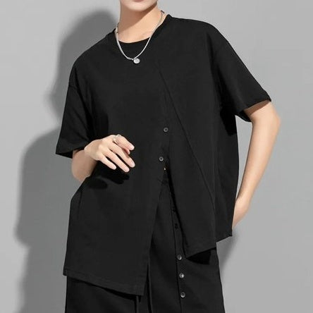 Asymmetrical casual T-shirt(G2287)