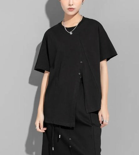 Asymmetrical casual T-shirt(G2287)