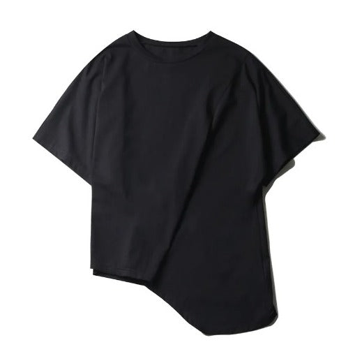 Asymmetry loose fit t-shirt(G2289)