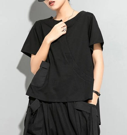 Casual T-shirt with pockets（G2293）