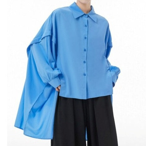 Big size long blouse(G2294)