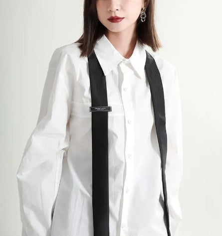 Ribbon casual blouse(G2297)