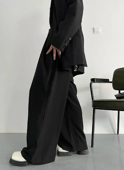 Wide pants two-piece suit(G2303)