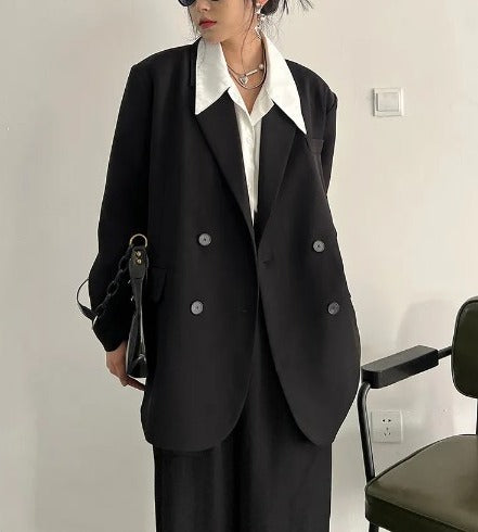 Wide pants two-piece suit(G2303)