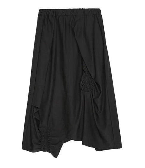 Asymmetrical pleated casual skirt(G2306)